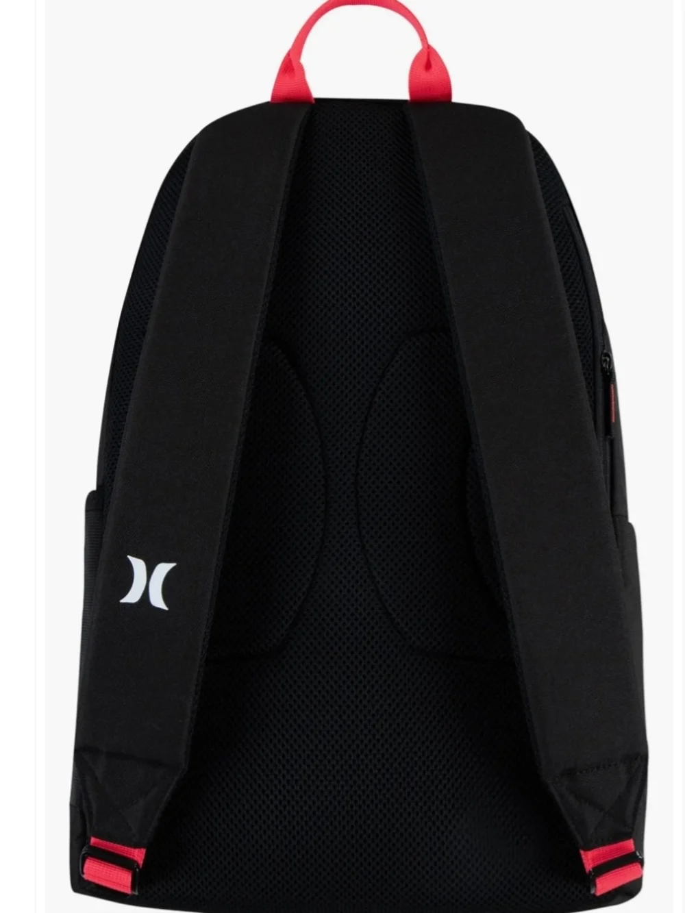 NEW! Hurley Black Backpack with White Shark-Mouth Graphic NWT